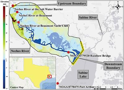 Developing a Modeling Framework to Simulate Compound Flooding: When Storm Surge Interacts With Riverine Flow